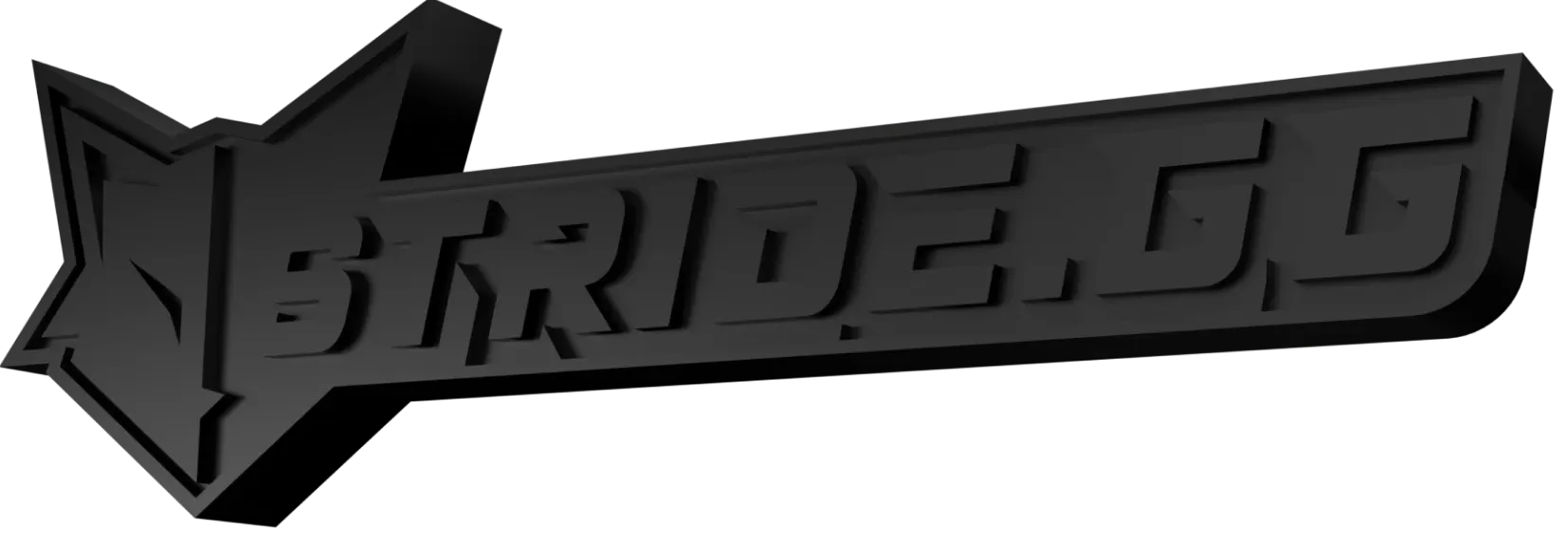 stridegg logos 3d dark